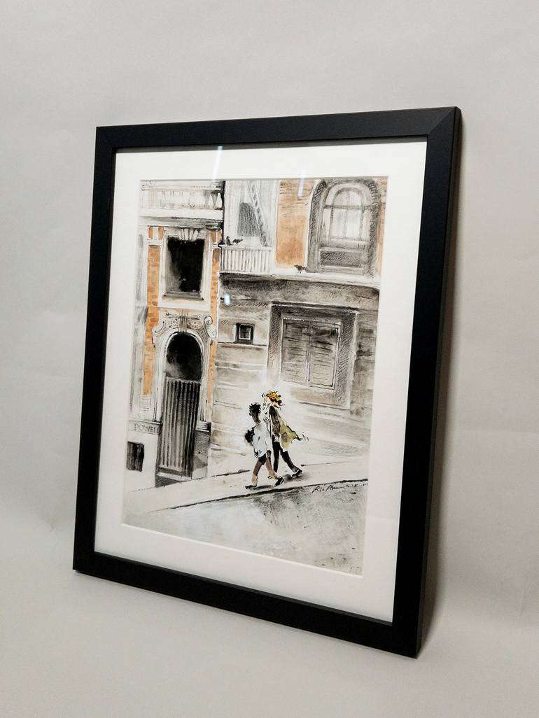 Original Contemporary People Drawing by Rio Ahn