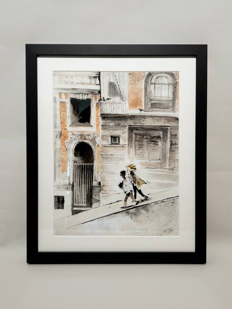 Original Contemporary People Drawing by Rio Ahn