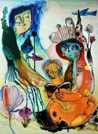 Print of Expressionism Family Paintings by Rio Ahn