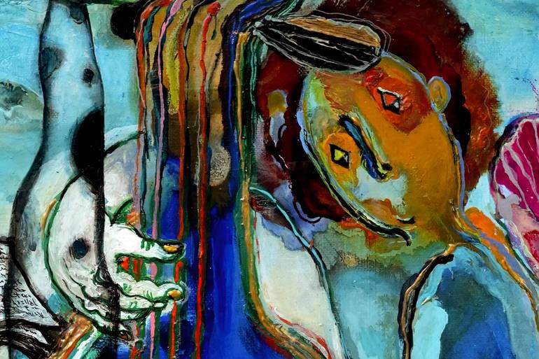 Original Contemporary Children Painting by Rio Ahn
