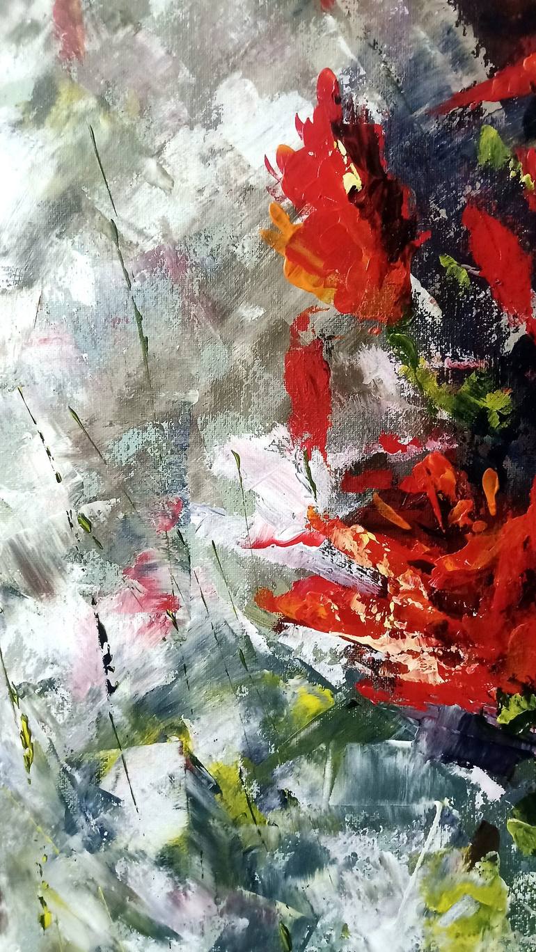 Original Fine Art Abstract Painting by Katarzyna Machejek