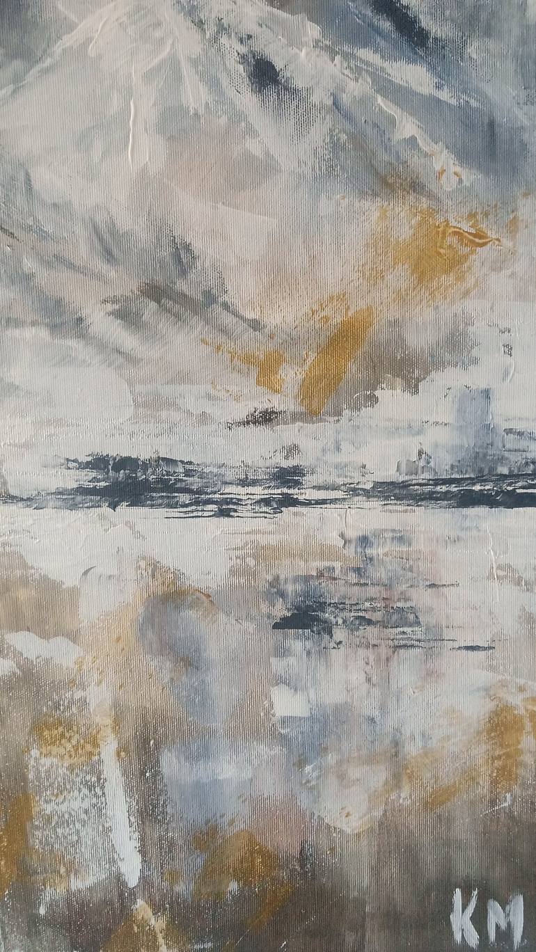 Original Abstract Landscape Painting by Katarzyna Machejek