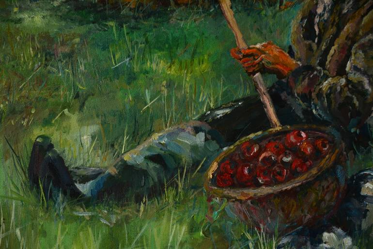 Original Figurative Animal Painting by Katarzyna Machejek