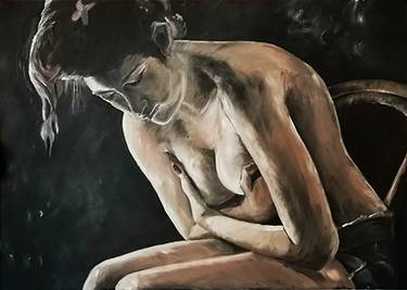 Original Figurative People Paintings by Katarzyna Machejek