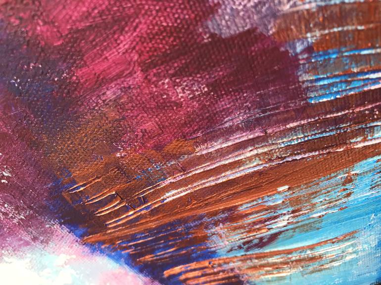 Original Art Deco Abstract Painting by NilüFer Feyza