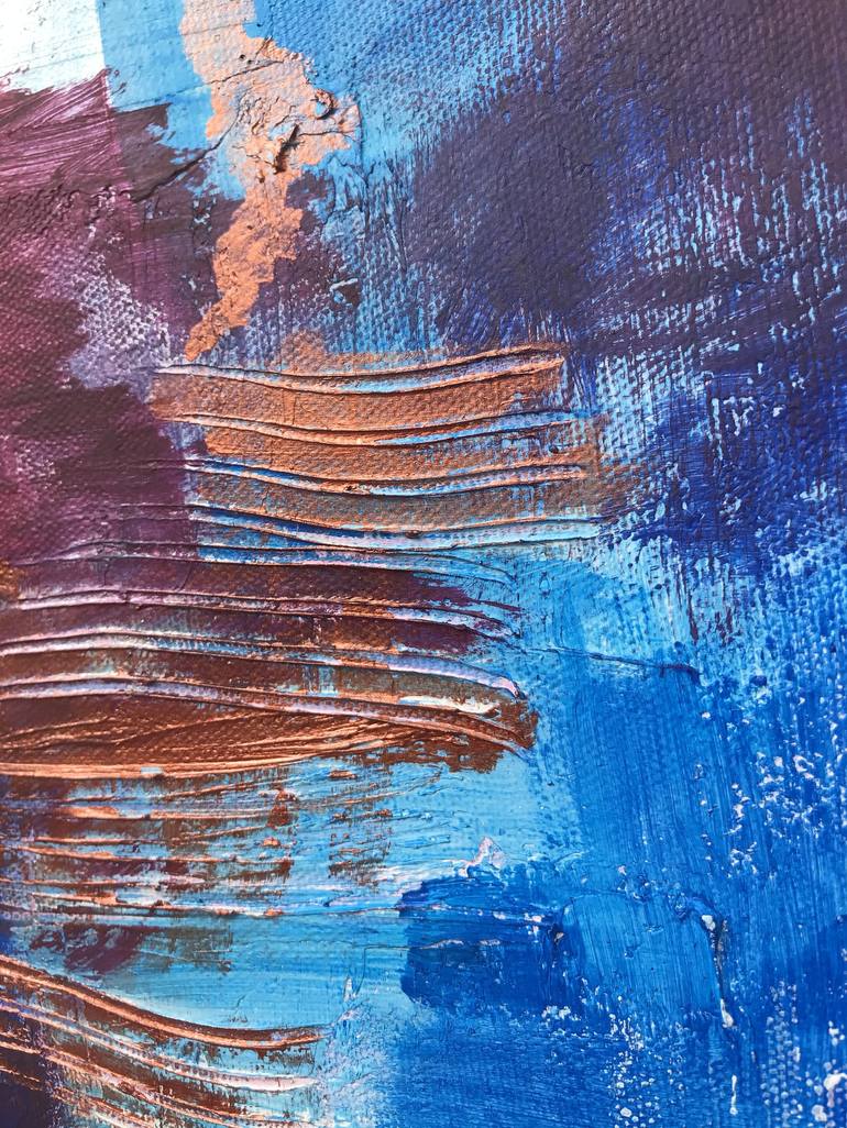Original Art Deco Abstract Painting by NilüFer Feyza