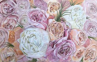 Print of Art Deco Botanic Paintings by Lela Karamanishvili