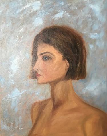 Print of Portrait Paintings by Lela Karamanishvili