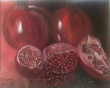 Print of Fine Art Food & Drink Paintings by Lela Karamanishvili