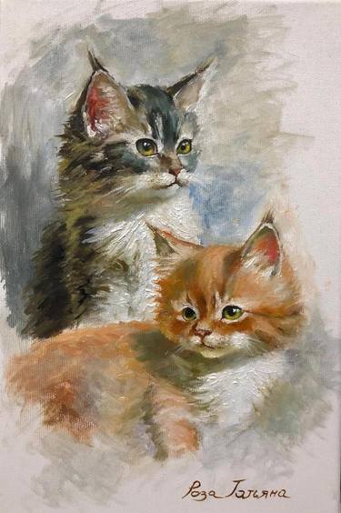 Original Animal Paintings by Tatyana Rykova