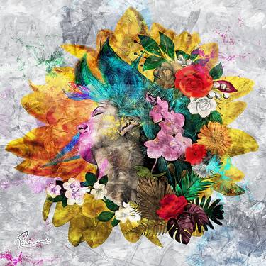 Print of Floral Mixed Media by Ralbrand Rafael Franqueira