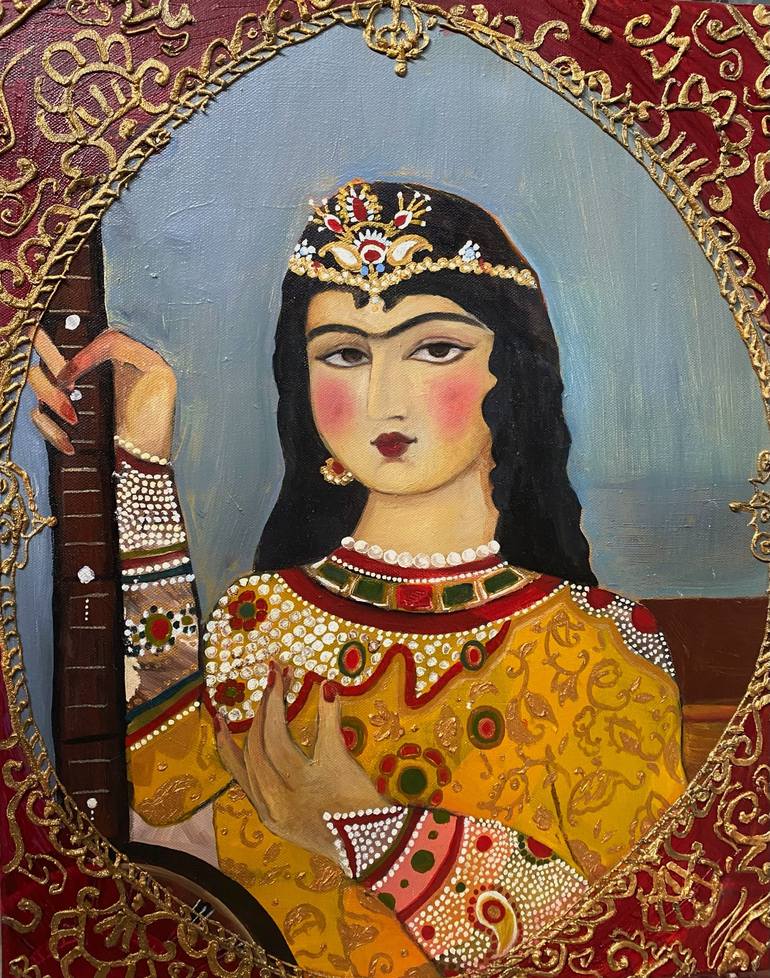 persian paintings of women