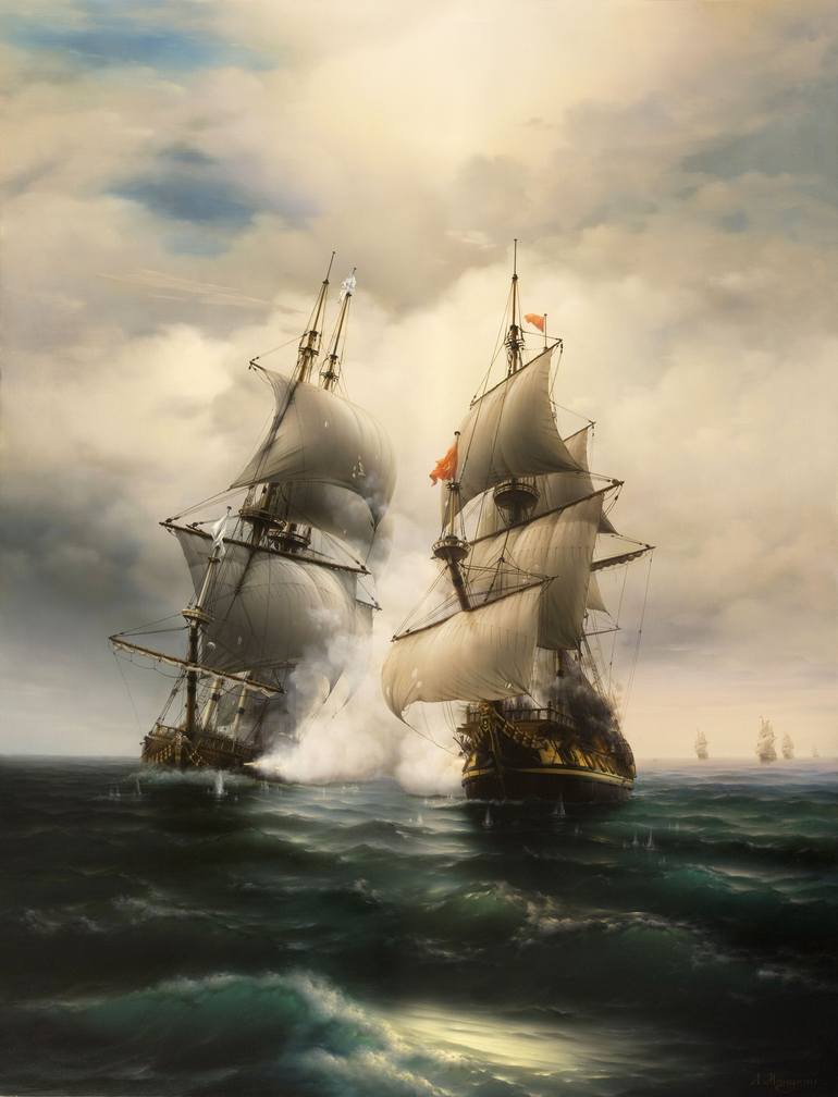 Original Realism Seascape Paintings by Armen Manukyan