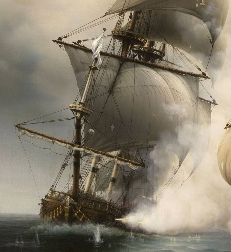 Original Impressionism Seascape Painting by Armen Manukyan