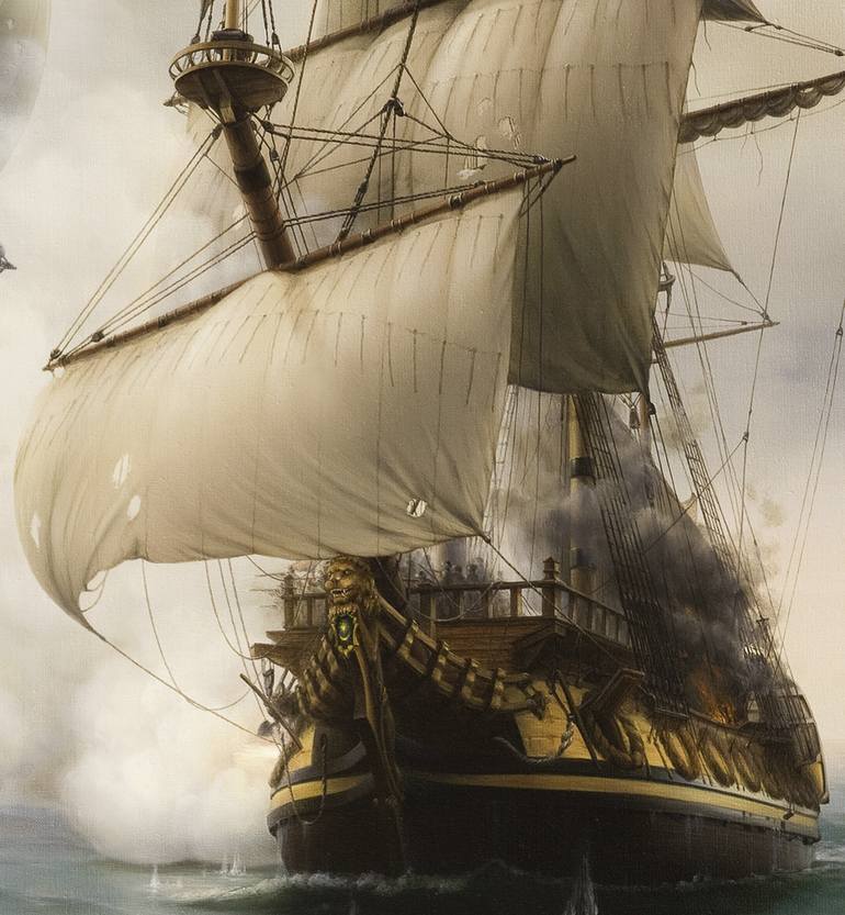 Original Impressionism Seascape Painting by Armen Manukyan