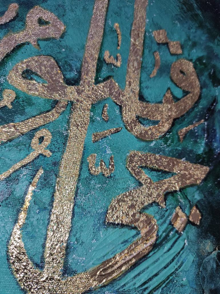 Original Abstract Calligraphy Painting by Discrete Shadow