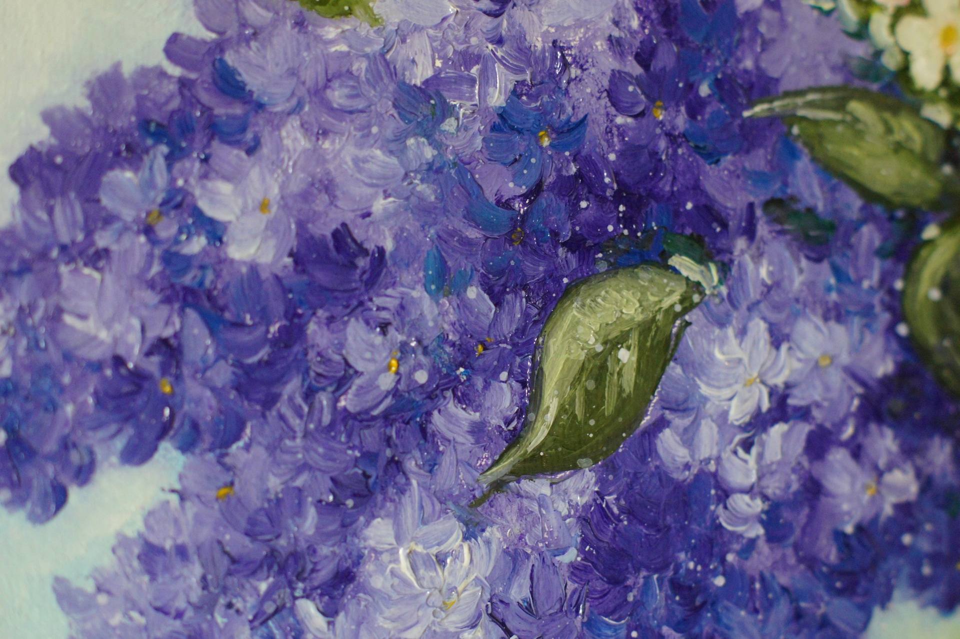 Lilac and Other Blossom by Anne Cotterill Pack of 2 Greeting Cards