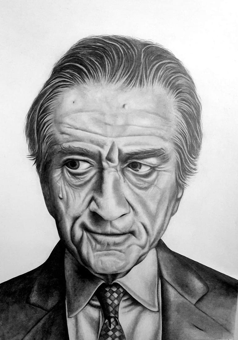 Mr.Robert De Niro Drawing by Nino Molashvili | Saatchi Art