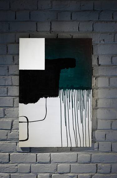 Original Abstract Expressionism Abstract Painting by Azan Khan