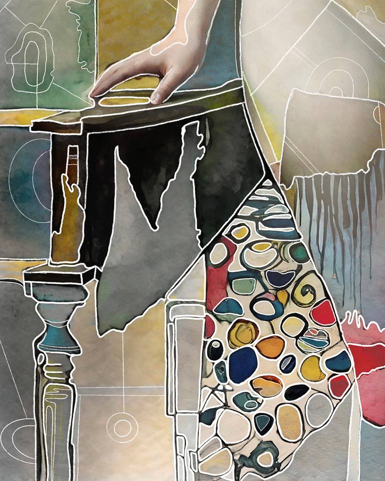 Original Contemporary Body Mixed Media by Gregory Beylerian