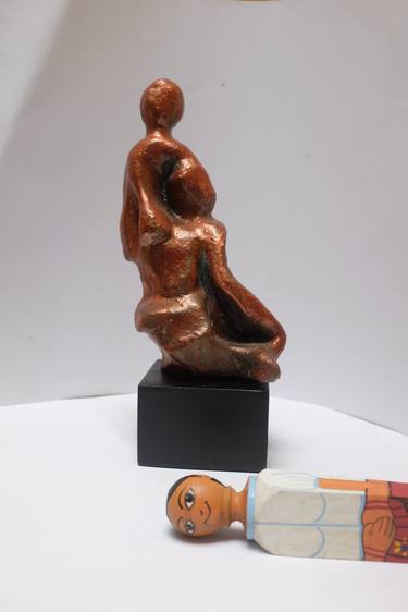 Original Art Deco Abstract Sculpture by Nilupul Jayathunga