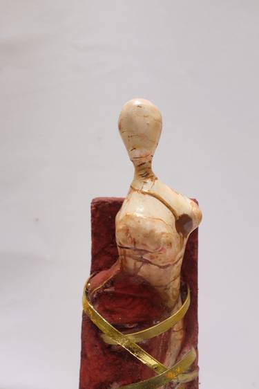 Original Art Deco Abstract Sculpture by Nilupul Jayathunga