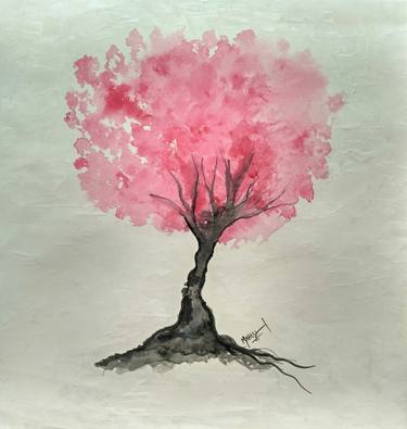Print of Abstract Tree Paintings by Mahesh Karunakaran