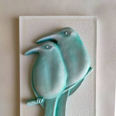 Blue birds wall decoration thumb