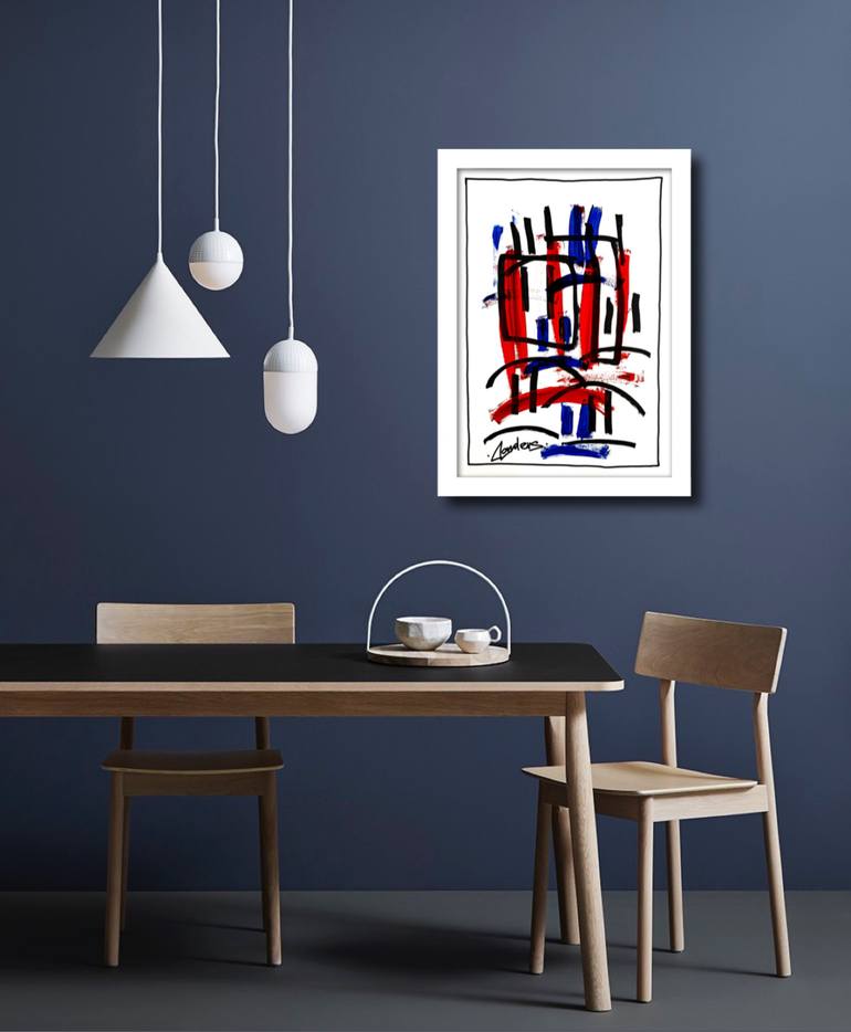 Original Abstract Expressionism Abstract Painting by Alina Landers
