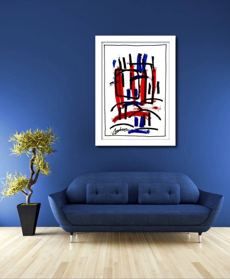 Original Abstract Expressionism Abstract Painting by Alina Landers