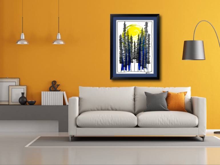 Original Abstract Landscape Painting by Alina Landers