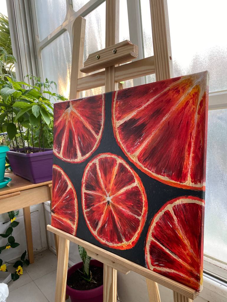 Original Cubism Still Life Painting by Alina Landers