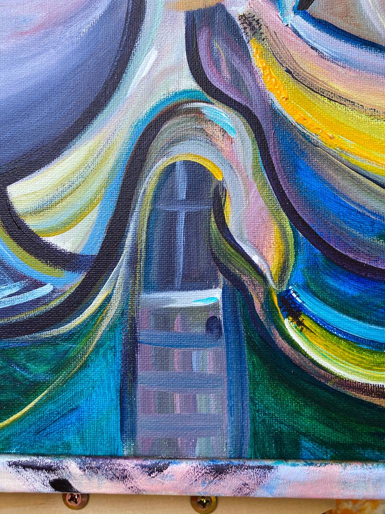 Original Abstract Erotic Painting by Alina Landers