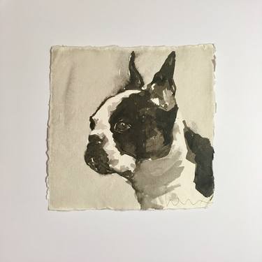 Original Fine Art Dogs Paintings by cartissi studio