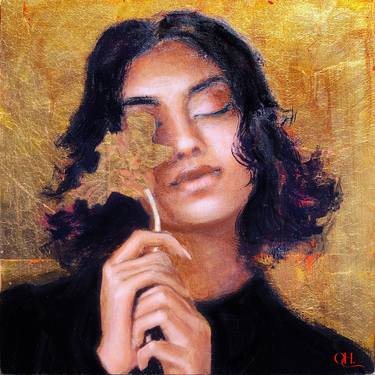 Original Figurative Portrait Painting by Olga Hilgers