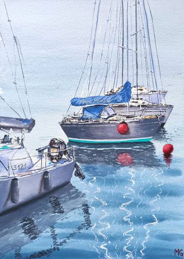 Original Seascape Paintings by Maya Galleas