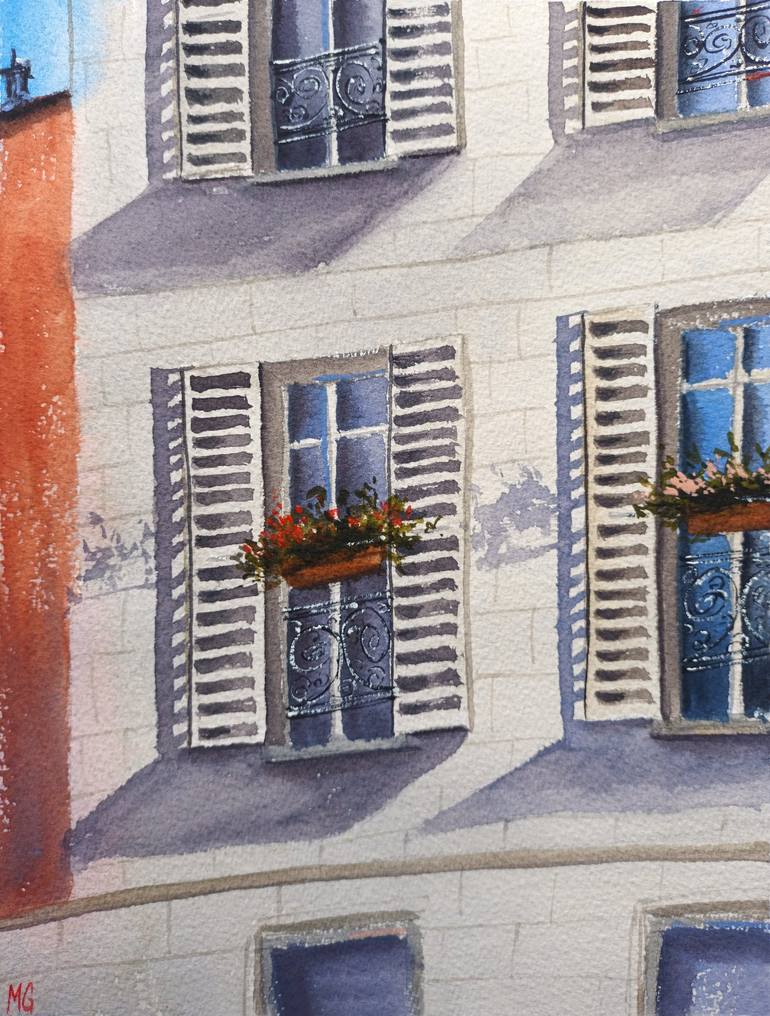 Print of Impressionism Architecture Paintings by Maya Burchak