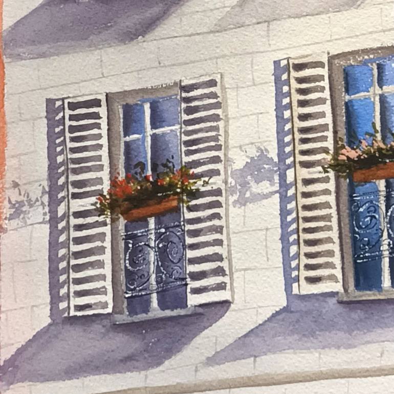 Original Impressionism Architecture Painting by Maya Burchak