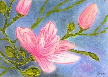 Print of Impressionism Floral Paintings by Maya Galleas