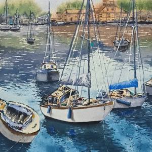 Sailboats in the Flensburg Fjord