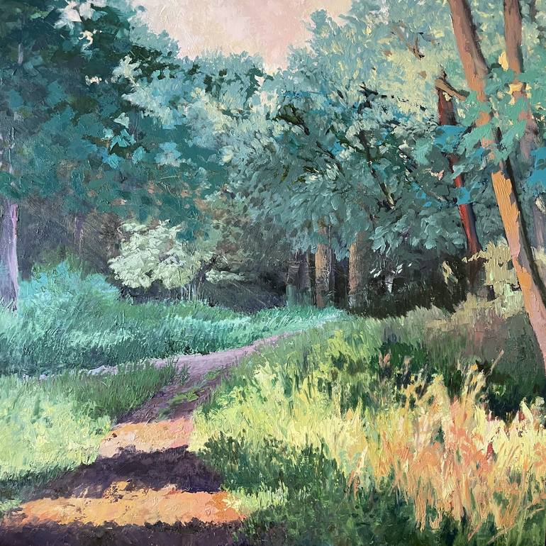 Glover Archibold top trail Painting by Tania Kaddeche | Saatchi Art