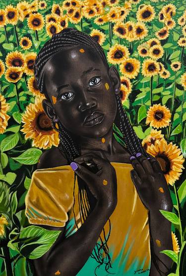 Print of Fine Art Children Mixed Media by Eyitayo Alagbe