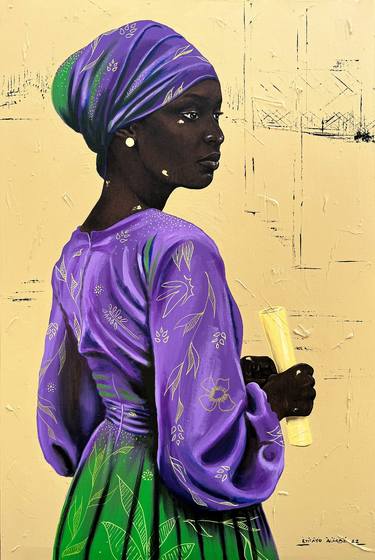 Print of Figurative Women Mixed Media by Eyitayo Alagbe