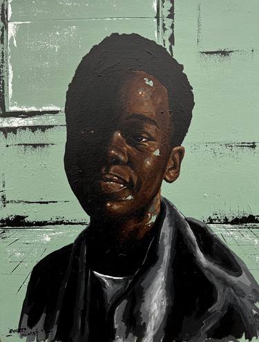 Original Portraiture Portrait Paintings by Eyitayo Alagbe