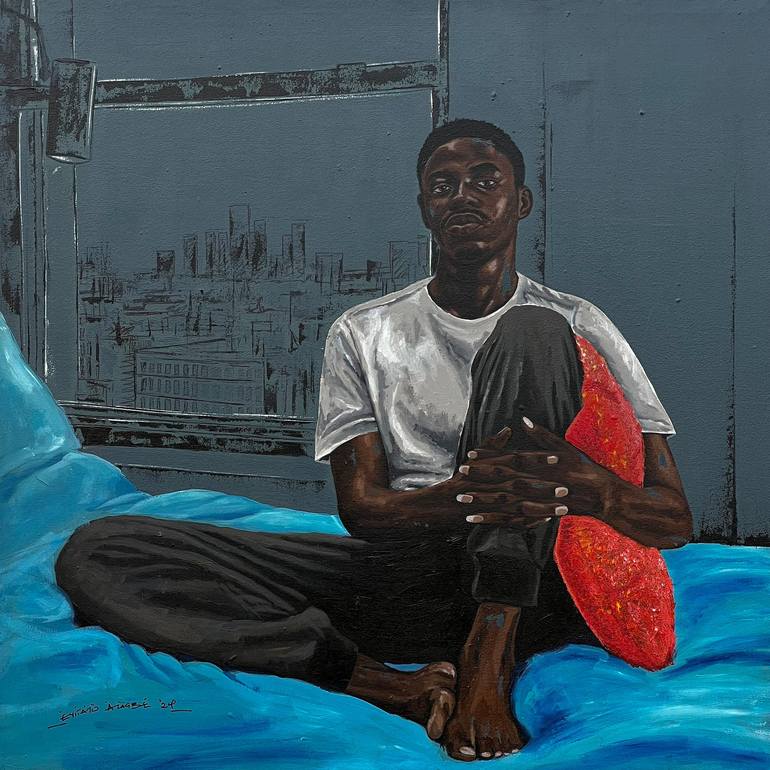 Print of Contemporary Men Paintings by Eyitayo Alagbe
