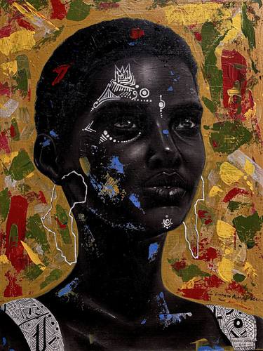 Print of Portrait Paintings by Eyitayo Alagbe