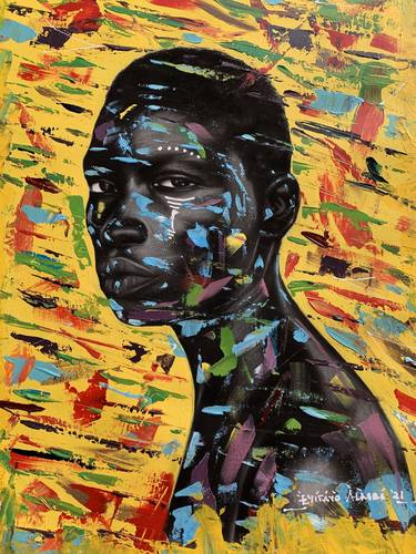 Print of Figurative People Paintings by Eyitayo Alagbe