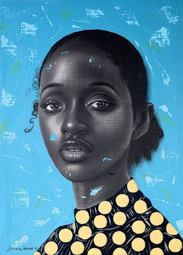 Print of Portraiture Portrait Paintings by Eyitayo Alagbe