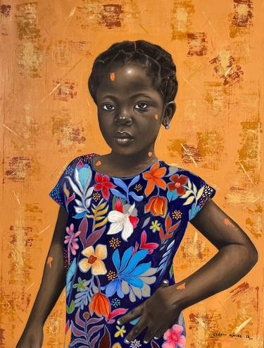 Print of Portraiture Children Mixed Media by Eyitayo Alagbe
