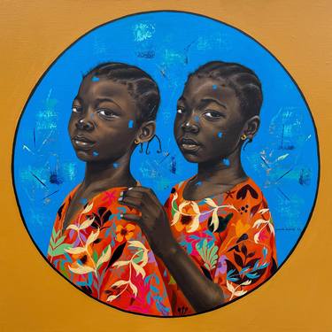 Print of Figurative Children Paintings by Eyitayo Alagbe